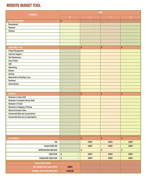 Marketing Budget Template Marketing Budget Template Excel - Riset