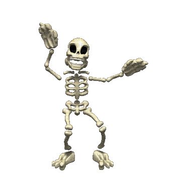 dancing skeleton gif halloween - GIF animé gratuit - PicMix