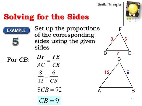 Math 9 similar triangles intro