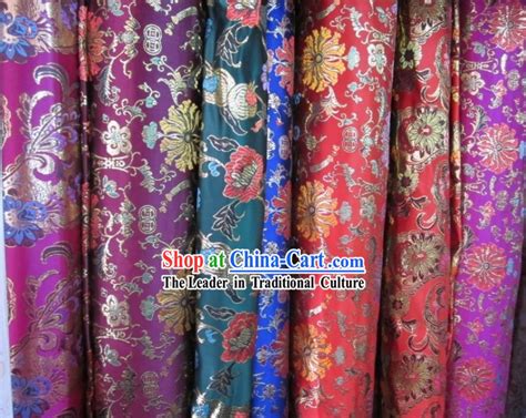 Chinese Traditional Silk Brocade Fabric