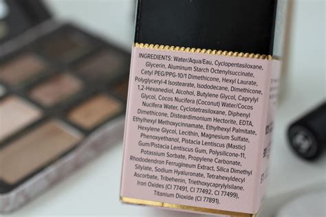 Born This Way Foundation Ingredients - Glow Steady