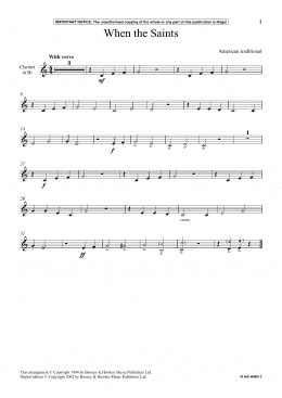 When The Saints Go Marching In (Instrumental Solo) - Print Sheet Music