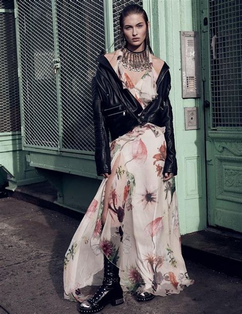 Grace Elizabeth Wears Gowns with Edge for Vogue Russia