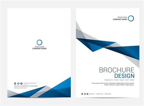 Brochure Layout template, cover design background 575738 Vector Art at Vecteezy