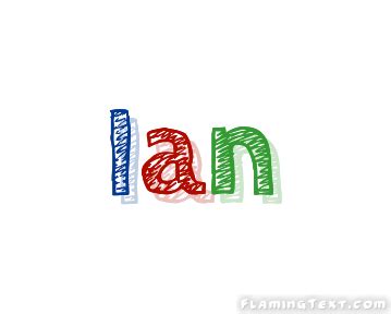 Ian Logo | Free Name Design Tool from Flaming Text