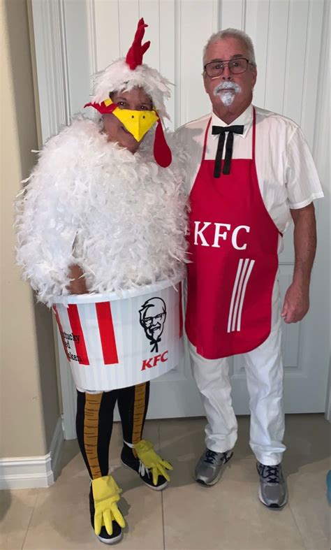 KFC costume in 2023 | Mens halloween costumes, Food costumes, Outfits