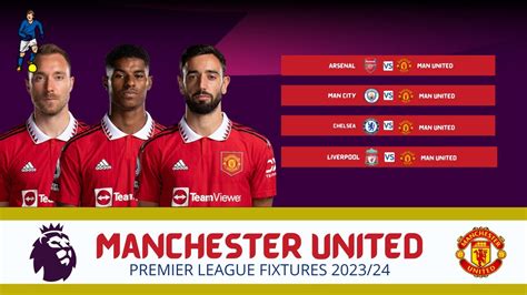 Manchester united fixtures 2023/24 | Man utd fixtures premier league ...