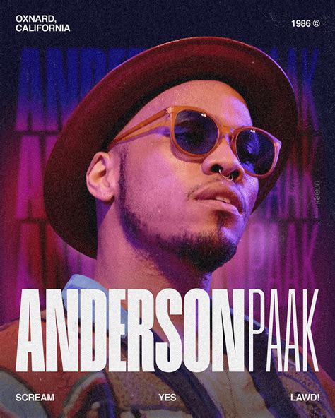 Posters Concept - Anderson.Paak on Behance