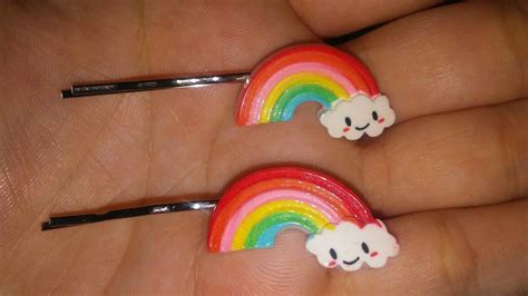 2 Rainbow Bobby Pins. - Etsy