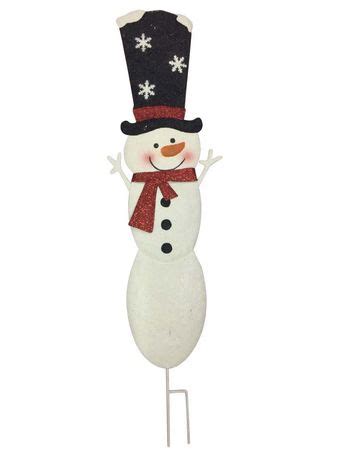 Holiday time Standing Metal Snowman Yard Decor | Walmart Canada