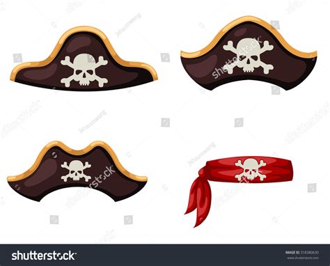 Pirate Hat Vector - 318380630 : Shutterstock