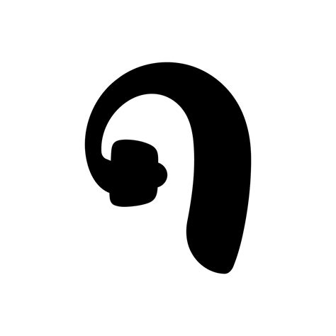 Hearing aid icon on white background 34780785 Vector Art at Vecteezy