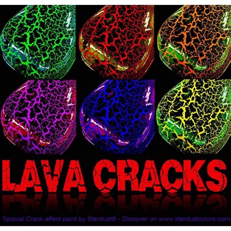 Crackled appearance paint - LAVA CRACKS