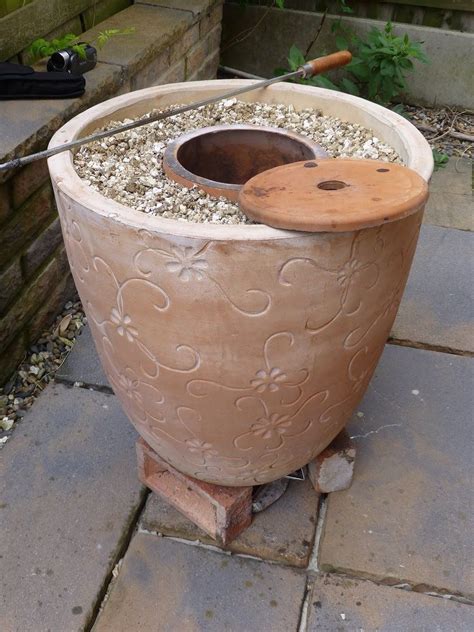 Tandoor Oven Made With Flower Pots | Oven diy, Tandoor oven, Diy ...