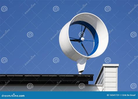 Residential wind turbine stock image. Image of friendly - 16541731