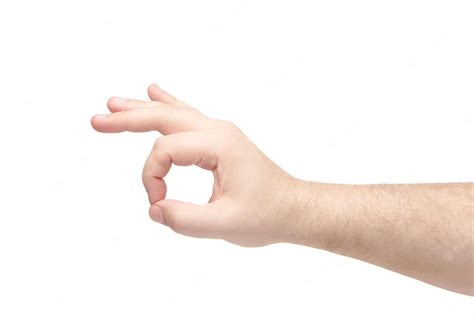 Premium Photo | Male hand finger flick isolated on white background ...