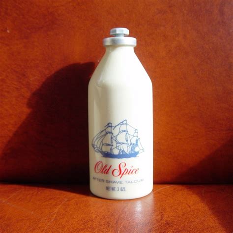 1970s Vintage Old Spice After Shave Talcum Bottle by DandelionGirl