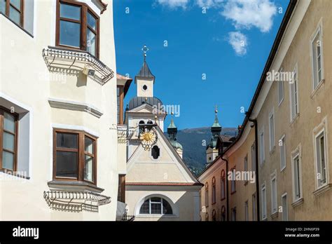 Italy, Bressanone, architectures of the old town near the Cathedral Stock Photo - Alamy