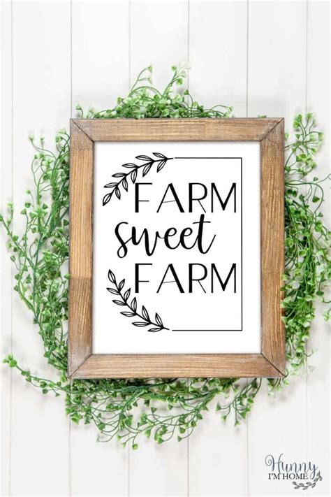 DIY Printable Farmhouse Signs to Decorate Your Home