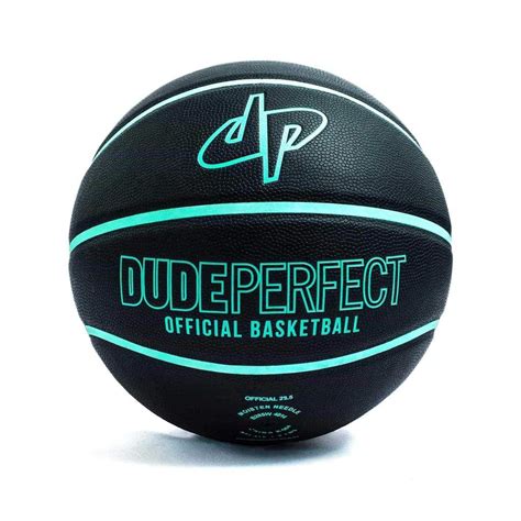 Dude Perfect Official Basketball (Black/Mint) | Dude perfect, Dude perfect basketball, Dude ...