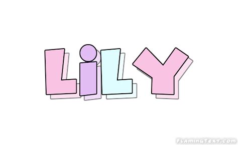 LiLy Logo | Free Name Design Tool from Flaming Text