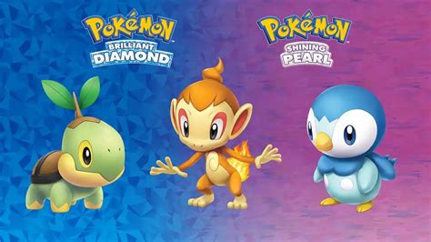 Turtwig, Chimchar, and Piplup evolution levels in Pokémon Brilliant ...