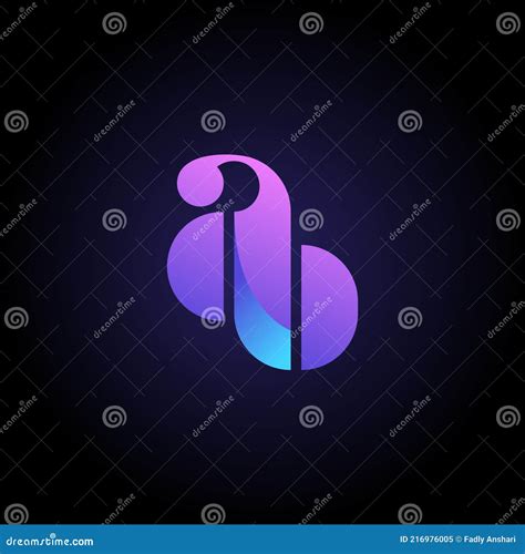 AB Initial Letters Vector Monogram Logo Template Stock Vector ...