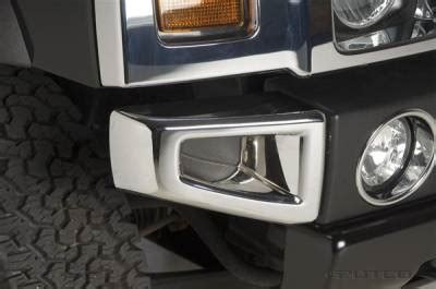 Hummer H2 Putco Chrome Front Bumper Cover - 404205 | Hummer H2 Putco Chrome Front Bumper Cover ...