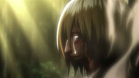 Why Did Annie 'The Female Titan' Cry After Levi Took Eren From Her ...