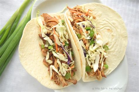 Slow Cooker Mu Shu Chicken Wraps – A Little Fish in the Kitchen