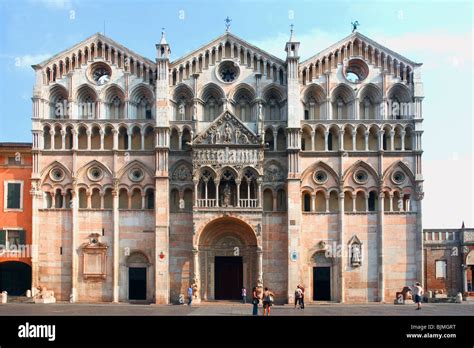 Cathedral of Ferrara Stock Photo - Alamy