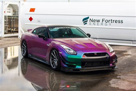 Purple Godzilla - Nissan GT-R R35 by Vossen | Nissan gt, Nissan gt-r, Nissan