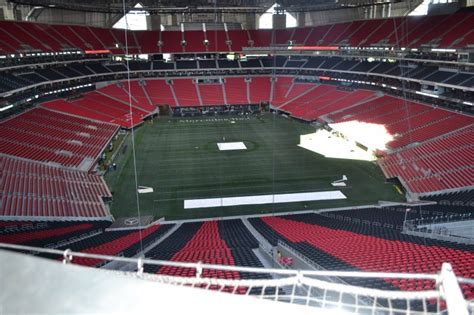 Behind the scenes at Mercedes-Benz Stadium | Athletic Turf : Athletic Turf