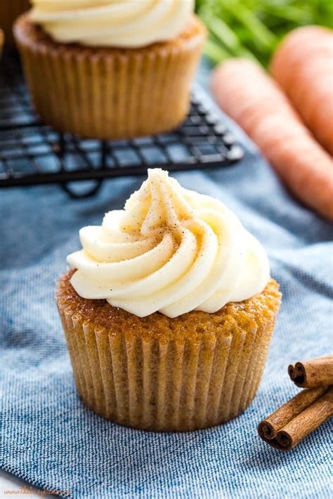 Best Ever Carrot Cake Cupcakes - The Busy Baker