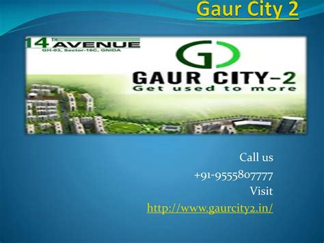 PPT - Gaur City 2 Ultra Modern Society PowerPoint Presentation, free ...