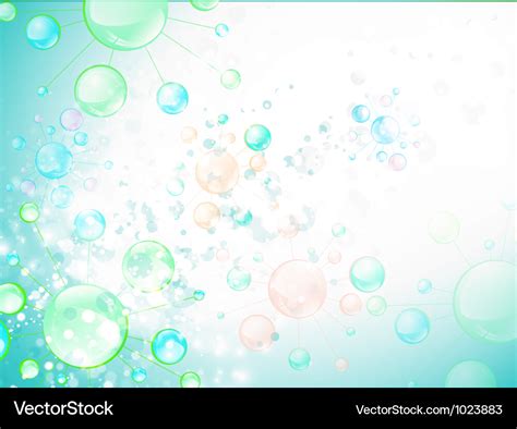 Microbiology cell background Royalty Free Vector Image