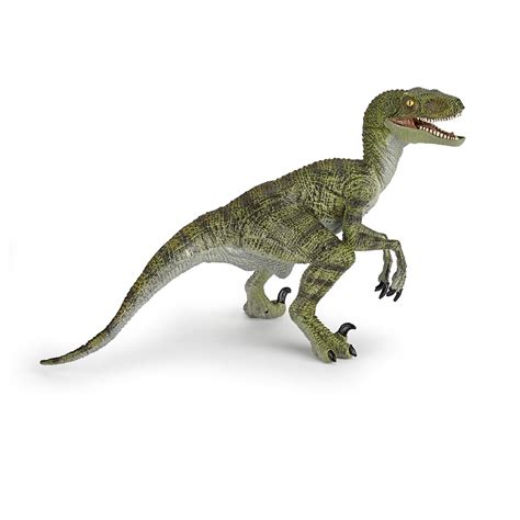 Papo Green Velociraptor Dinosaur Model