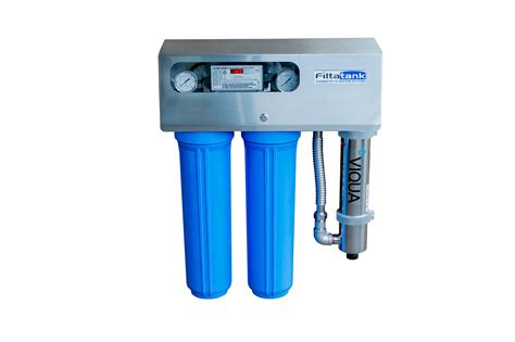 Twin Cartridge Outdoor Rainwater Filtration System with U.V. | The Tank ...