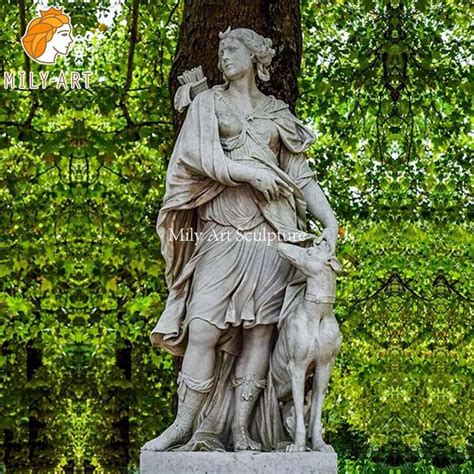 Marble Greek Goddess Artemis Statue for Garden MLMS-178 - Milystatue