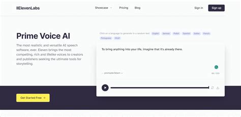 Eleven Labs - Elevate Your Content with AI Speech Synthesis Tool