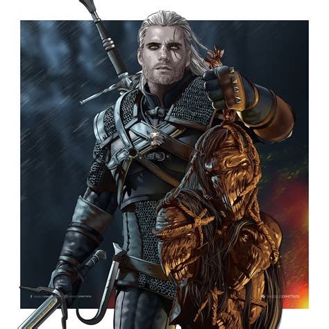 Henry Cavill as Geralt of Rivia on Behance