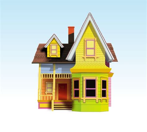 Printable Up House Papercraft - Printable Papercrafts - Printable ...