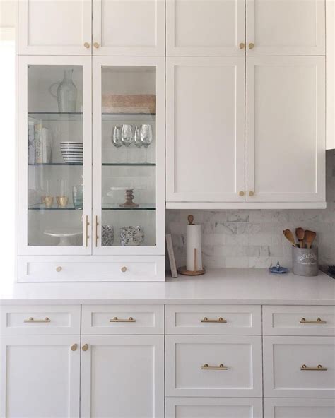 White Kitchen Cabinets With Silver Hardware - Anipinan Kitchen