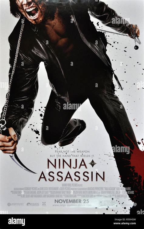 Ninja Assassin - Original Movie Poster Stock Photo - Alamy