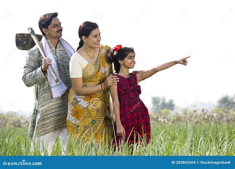 Farmer, Family And Girl And Father Bonding In The Countryside, Learning ...