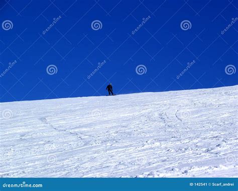 Snow-Border stock image. Image of blue, danger, mountain - 142541