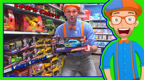 Learn Colors with Blippi Toy Store in 4K - Educational videos for Preschoolers - YouTube