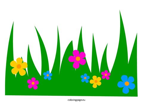 flower with grass png - Clip Art Library