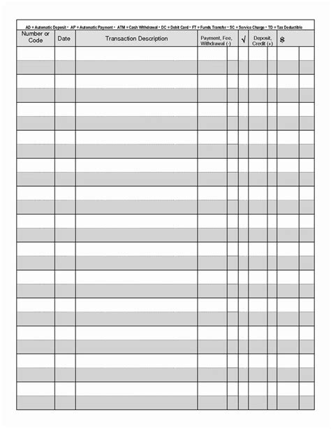 Printable Credit Card Log Template - Printable Word Searches