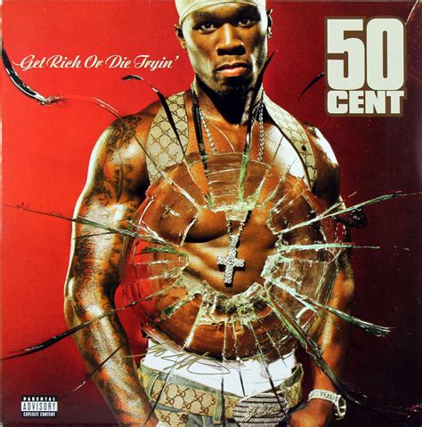 Lot Detail - 50 Cent Signed "Get Rich Or Die Tryin'" Vinyl Album Cover (BAS/Beckett)